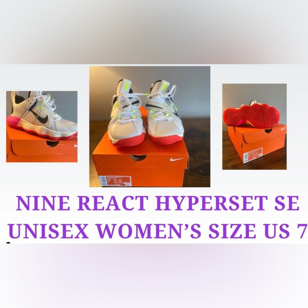 Nike React Hyperset SE Women's Shoes - White and Pink
